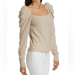 Frame Femme 100% Cashmere Square Neck Sweater